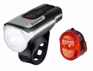 Sigma Sport Beleuchtungsset Aura 80 USB/Nugget 2